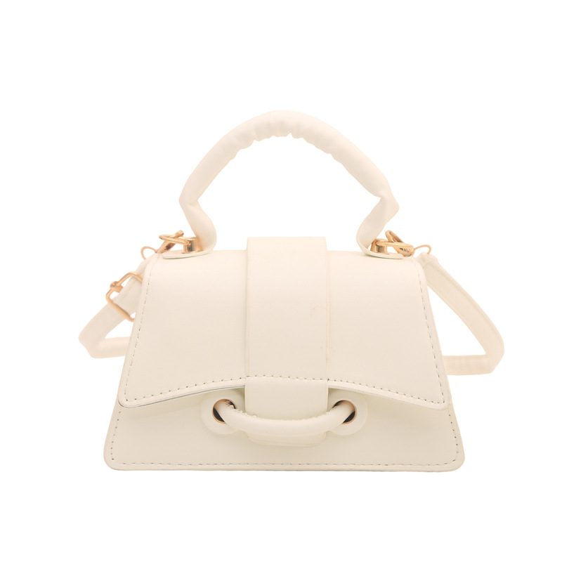 Tas Selempang Gagang Atas Mini Warna Solid view 8