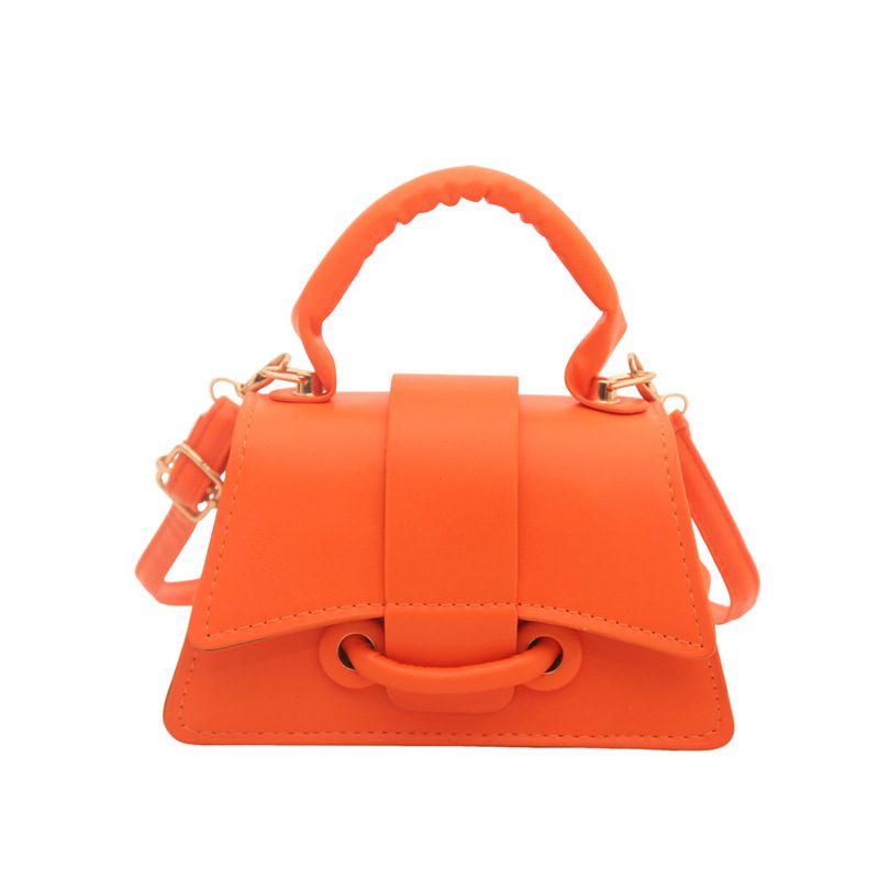 Tas Selempang Gagang Atas Mini Warna Solid view 9