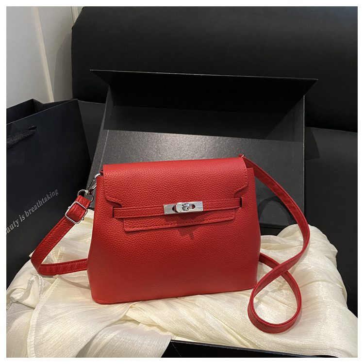Retro Textured Small Top-Handle Crossbody view 3