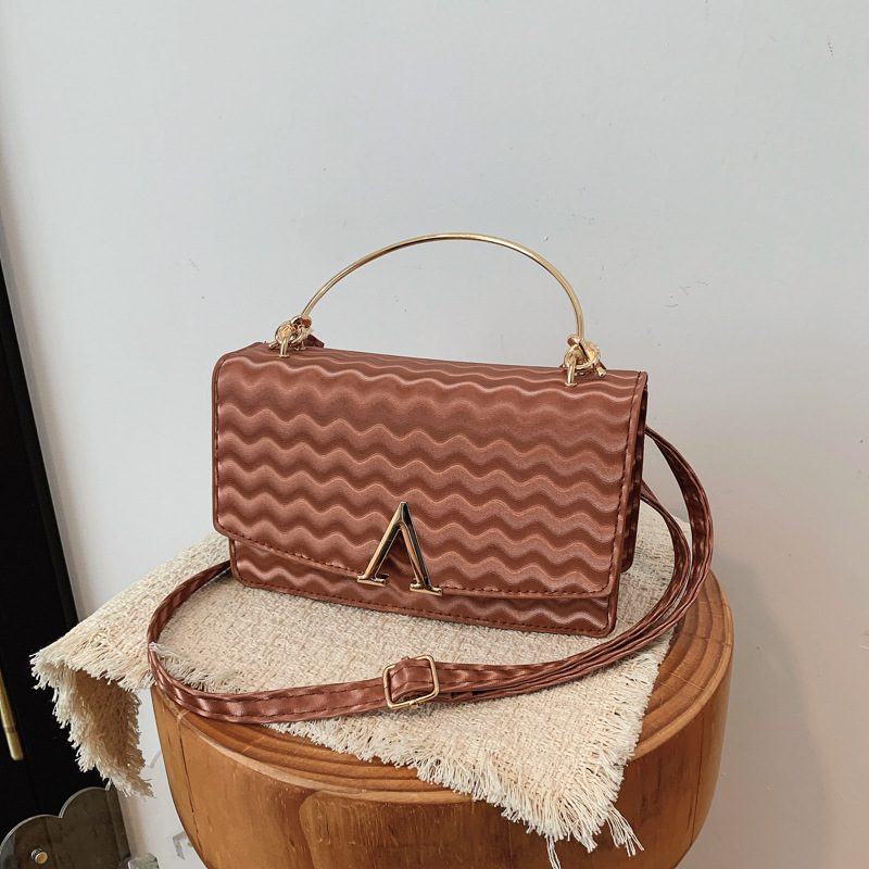 Minimalist Textured Commuter Top-Handle Crossbody view 4