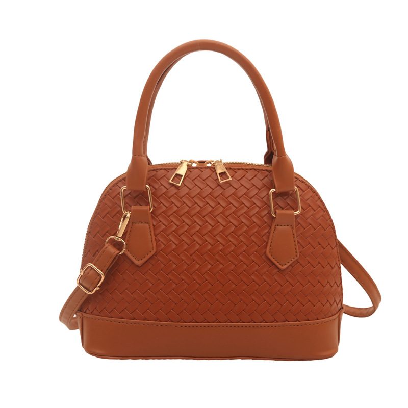 Solid Color Shell Crossbody Handbag view 7