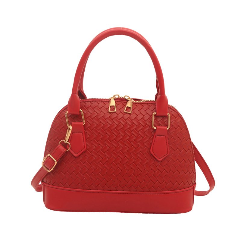 Solid Color Shell Crossbody Handbag view 8