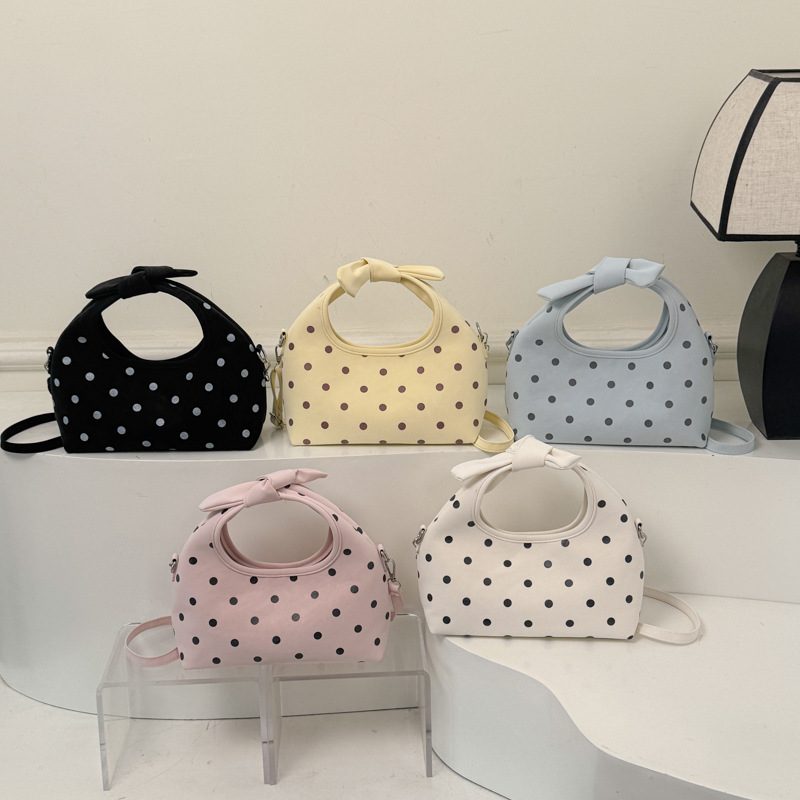 Polka Dot Mini Crossbody Handbag