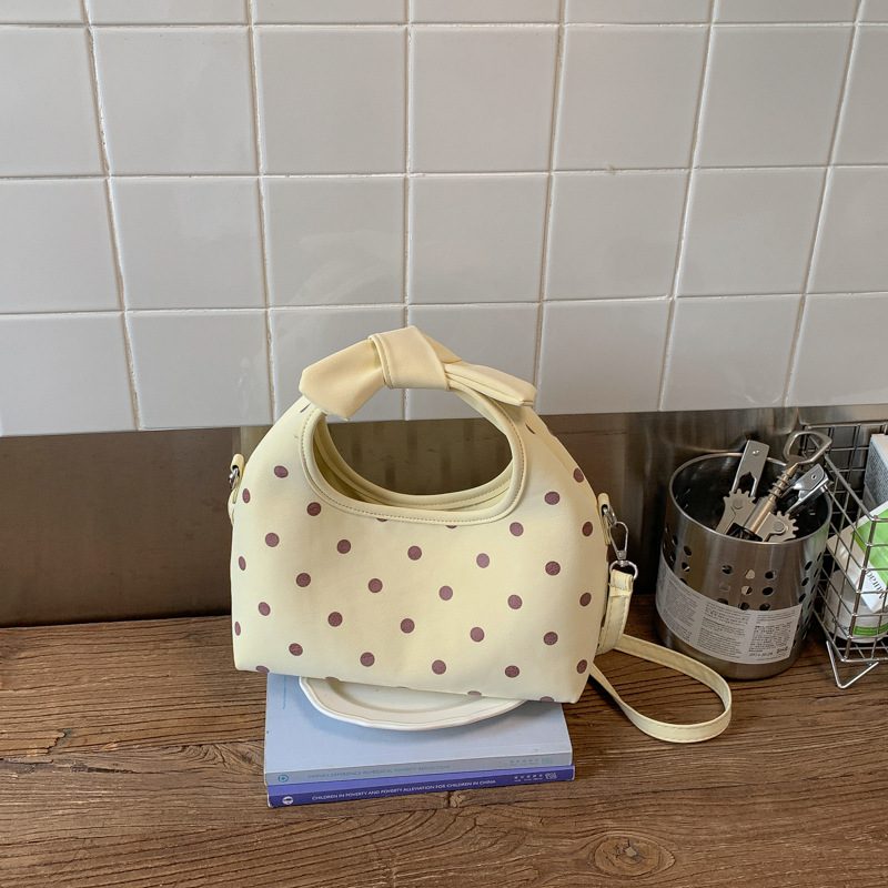 Polka Dot Mini Crossbody Handbag view 3
