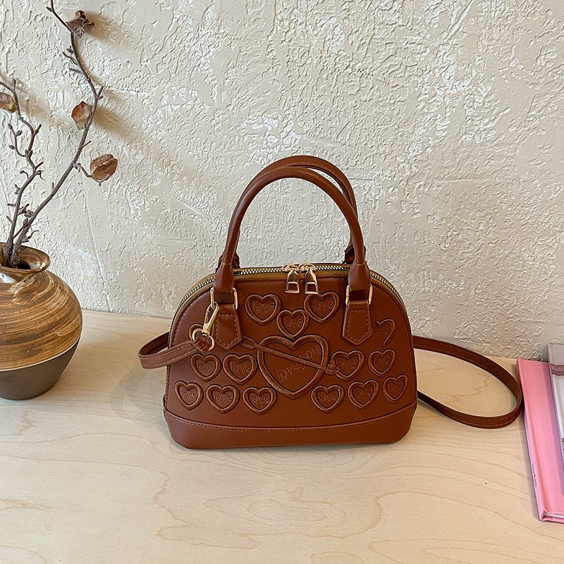 Sac bandoulière vintage cœur coquillage view 10