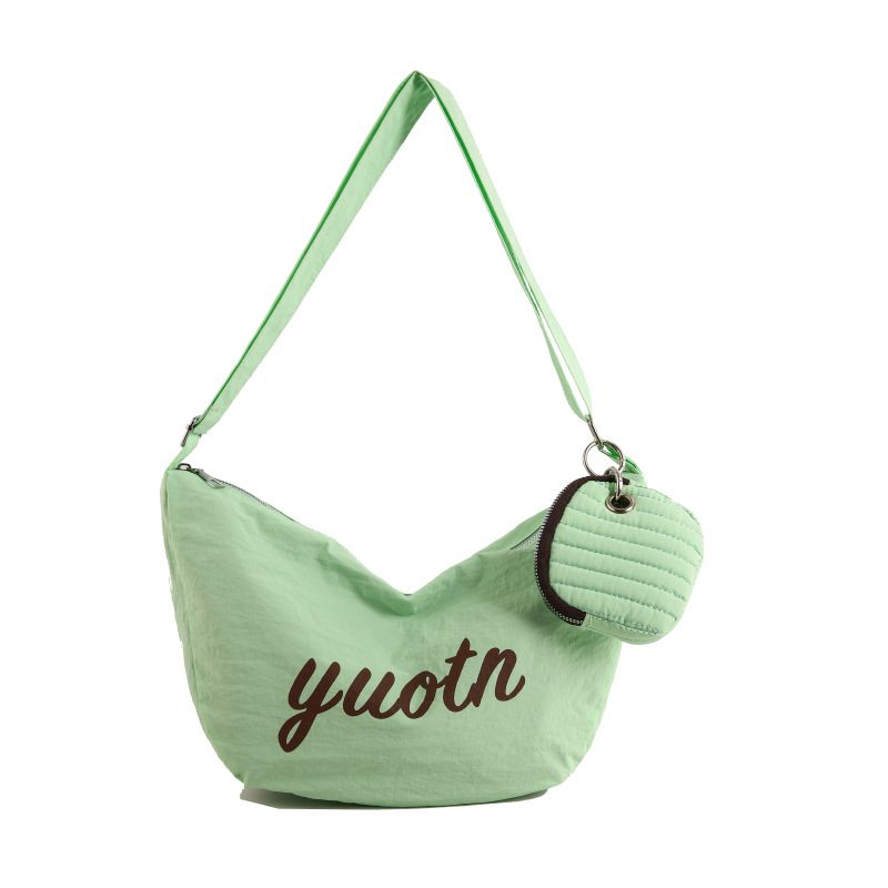 Letter Canvas Dumpling Crossbody Bag view 9