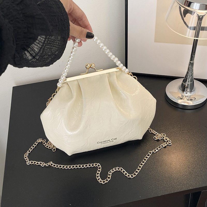 Pearl Top-Handle Crossbody Bag view 3