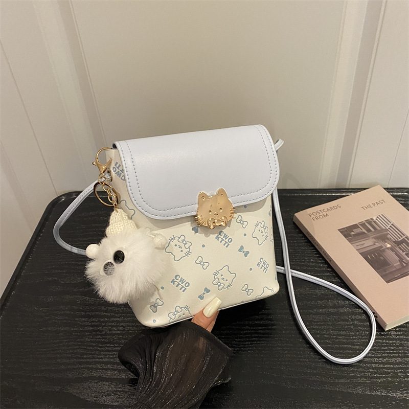 Quilted Square Top-Handle Crossbody Bag view 3