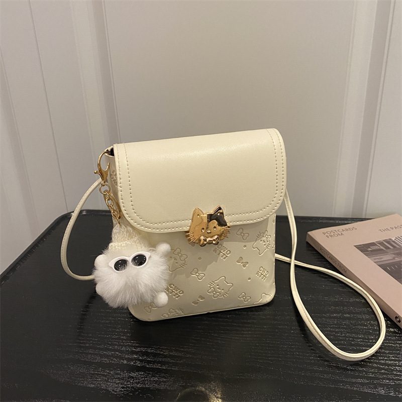Quilted Square Top-Handle Crossbody Bag view 4