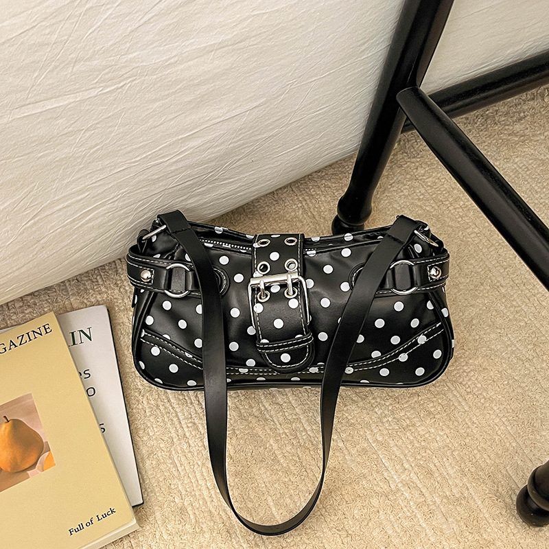 Polka Dot Shoulder Crossbody Bag view 3