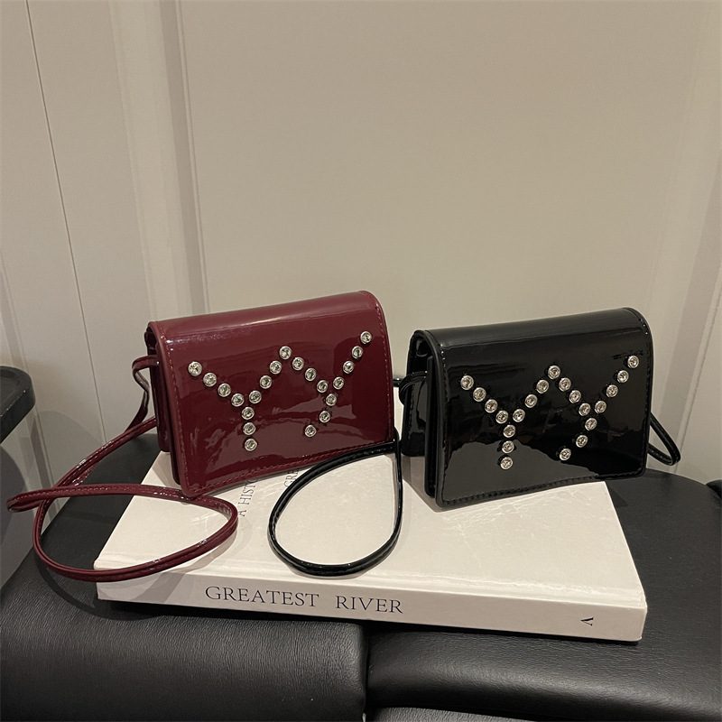 Letter Square Crossbody Shoulder Bag