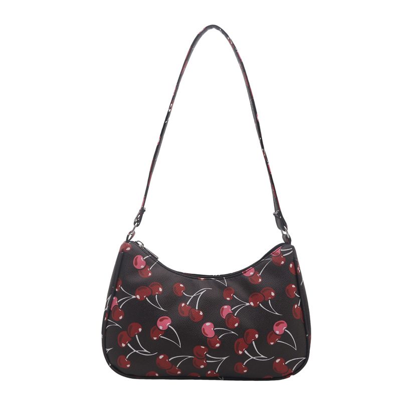Cherry Print Crossbody Shoulder Bag view 10