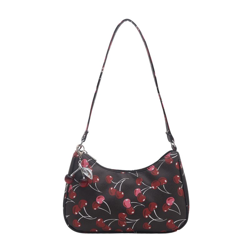 Cherry Print Crossbody Shoulder Bag view 6