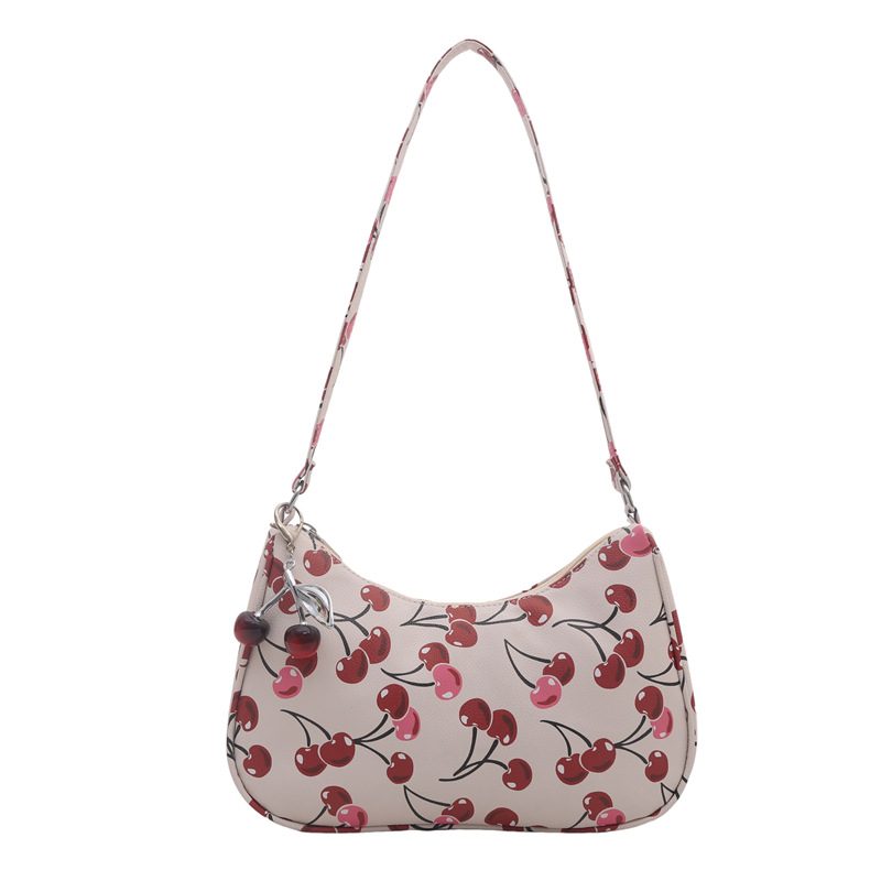 Cherry Print Crossbody Shoulder Bag view 8