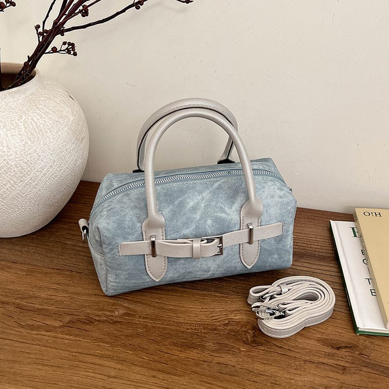 Designer Small Square Crossbody Top-Handle Bag view 10