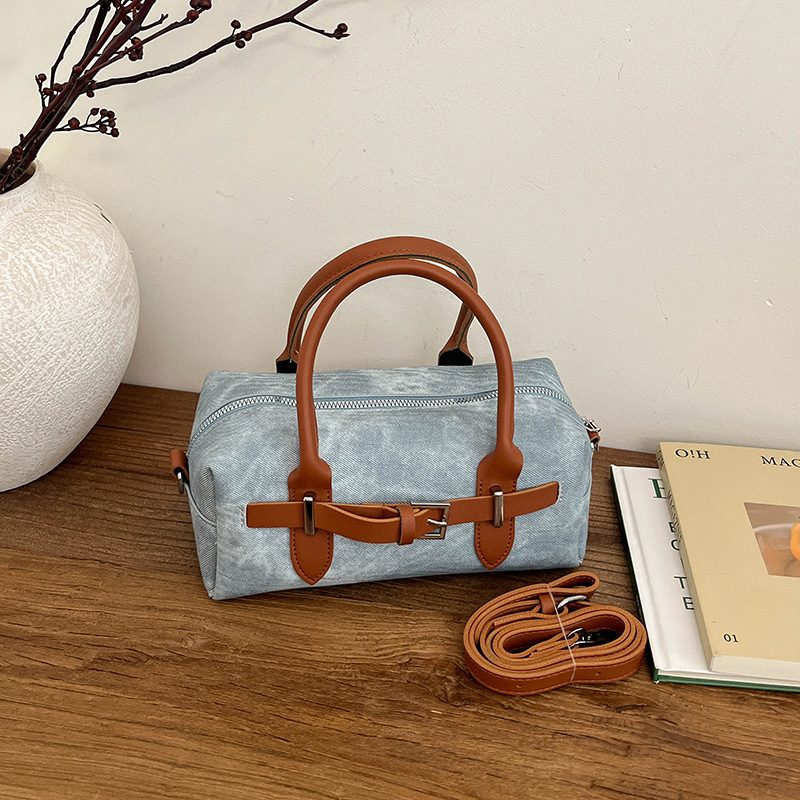 Designer Small Square Crossbody Top-Handle Bag view 11