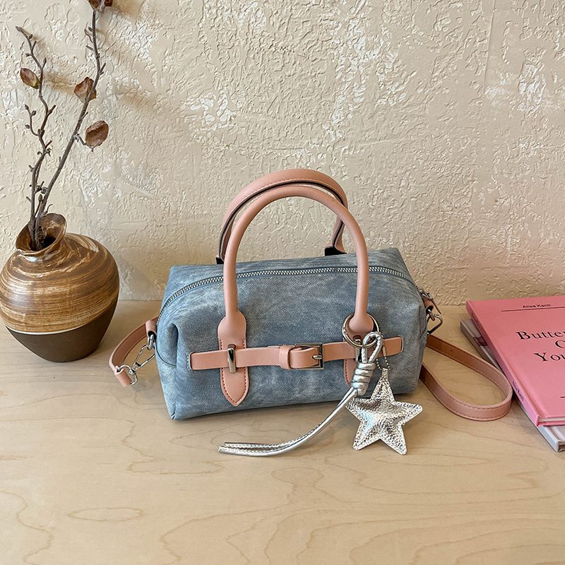 Designer Small Square Crossbody Top-Handle Bag view 2