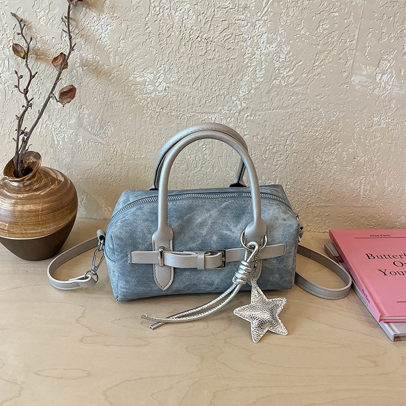 Designer Small Square Crossbody Top-Handle Bag view 3