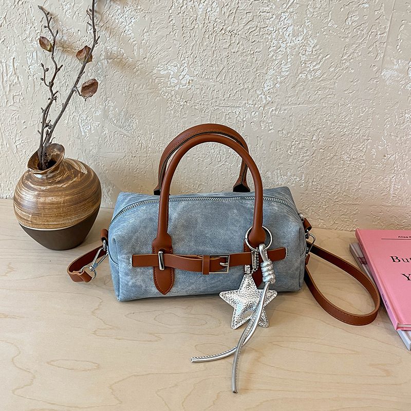 Designer Small Square Crossbody Top-Handle Bag view 4