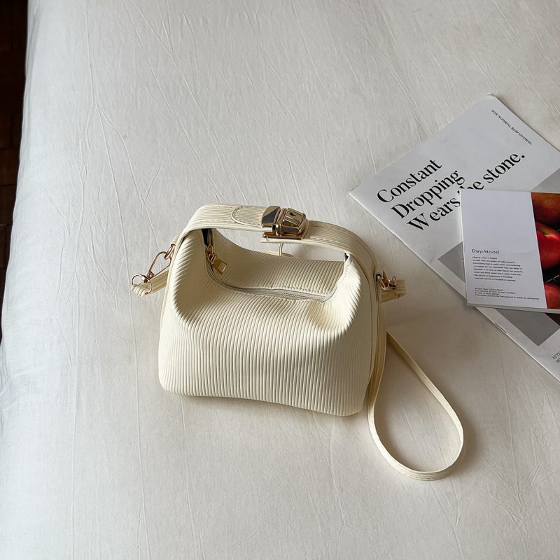 Vintage Small Square Crossbody Top-Handle Bag view 2