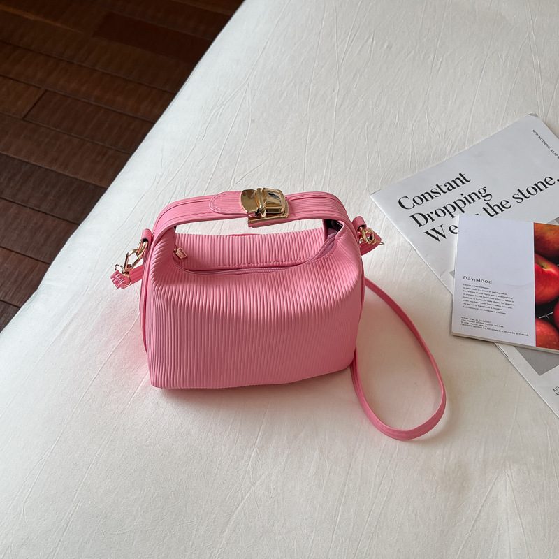 Vintage Small Square Crossbody Top-Handle Bag view 3