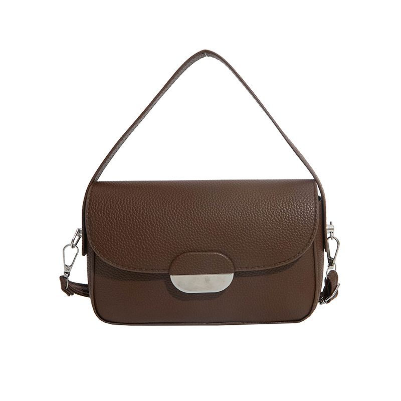 Minimalist Top-Handle Square Crossbody Bag view 5