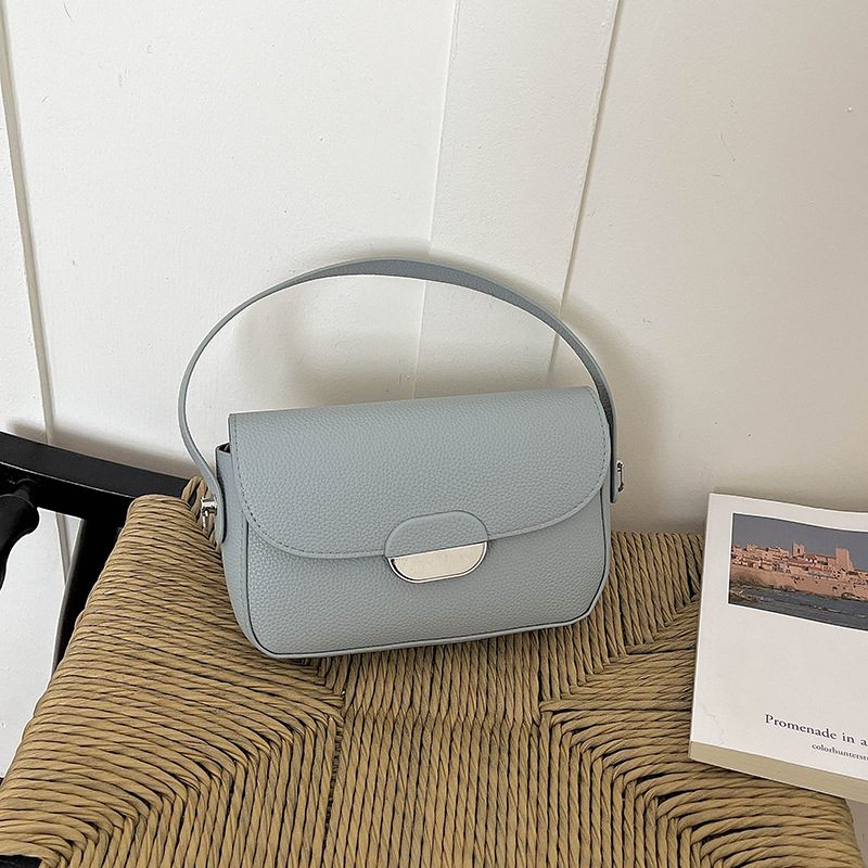 Minimalist Top-Handle Square Crossbody Bag view 7