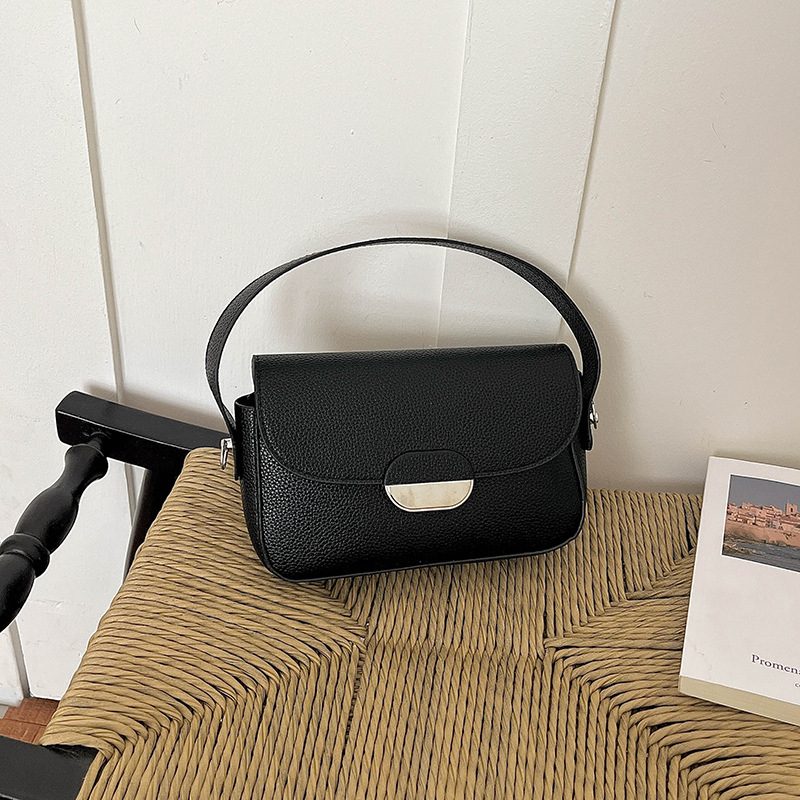 Minimalist Top-Handle Square Crossbody Bag view 8