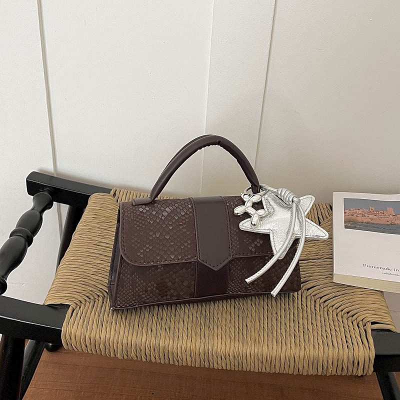 Artistic Square Top-Handle Crossbody Bag view 2