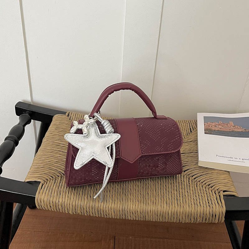 Artistic Square Top-Handle Crossbody Bag view 3