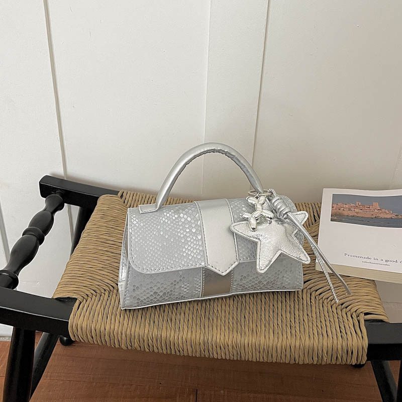 Artistic Square Top-Handle Crossbody Bag view 6