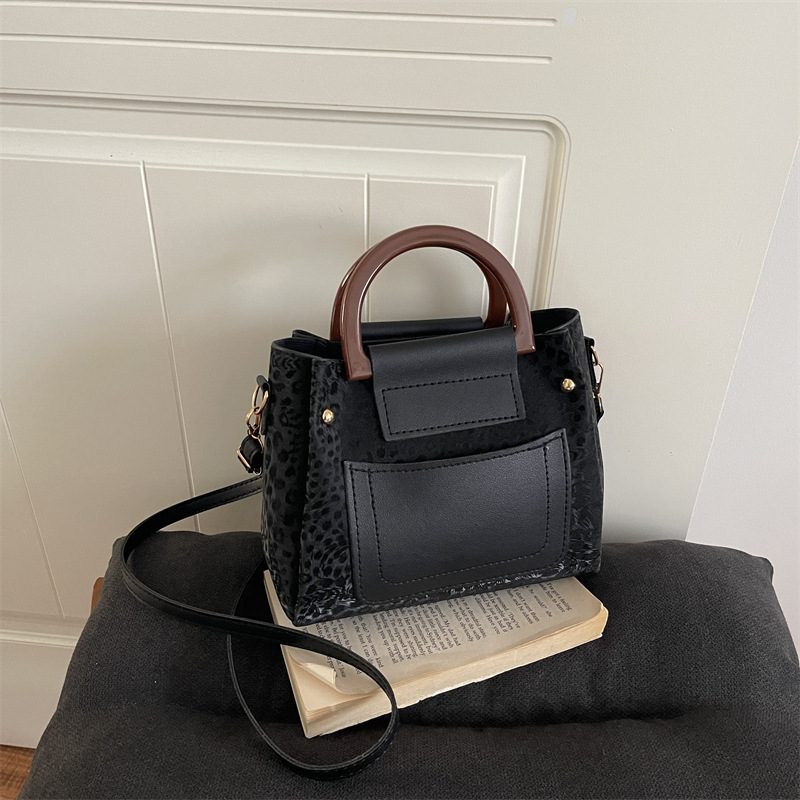 Two-Tone Top-Handle Crossbody Bag view 3