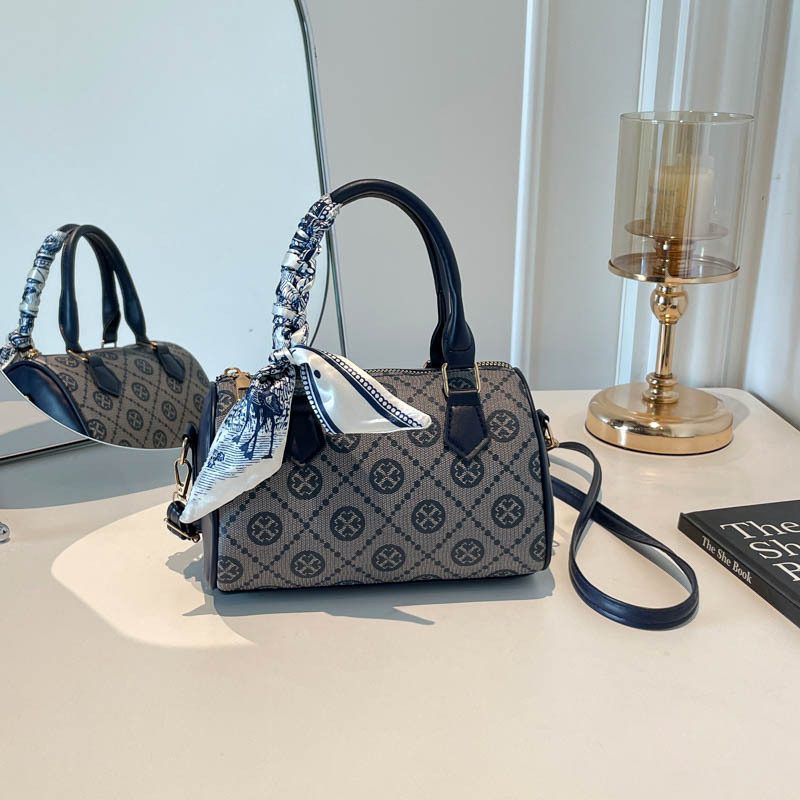 Tas Crossbody Boston dengan Pegangan Atas Vintage view 2