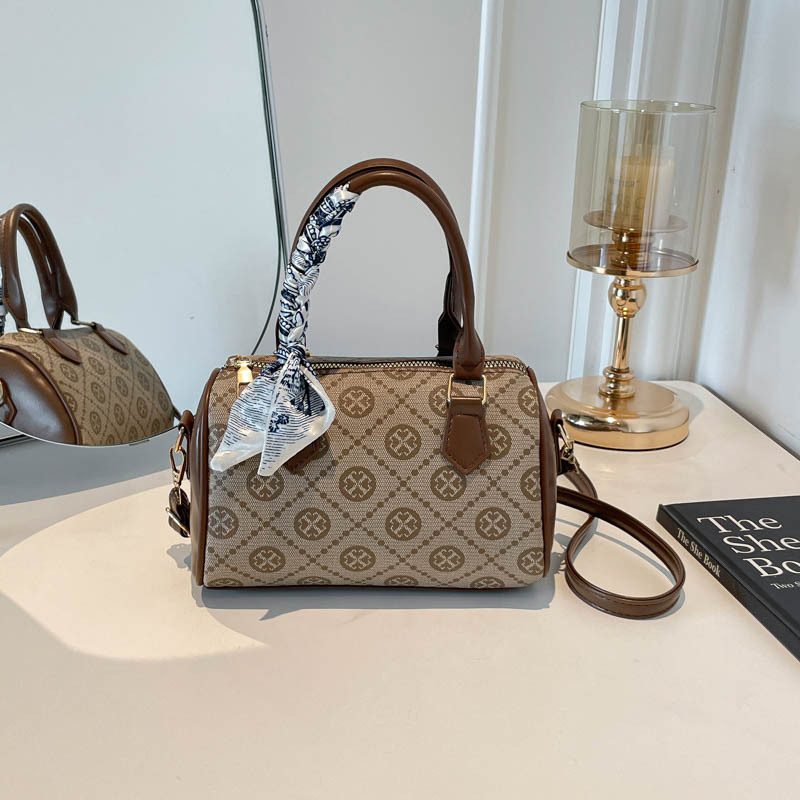 Tas Crossbody Boston dengan Pegangan Atas Vintage view 4