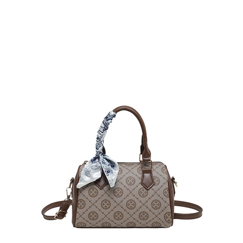 Tas Crossbody Boston dengan Pegangan Atas Vintage view 7