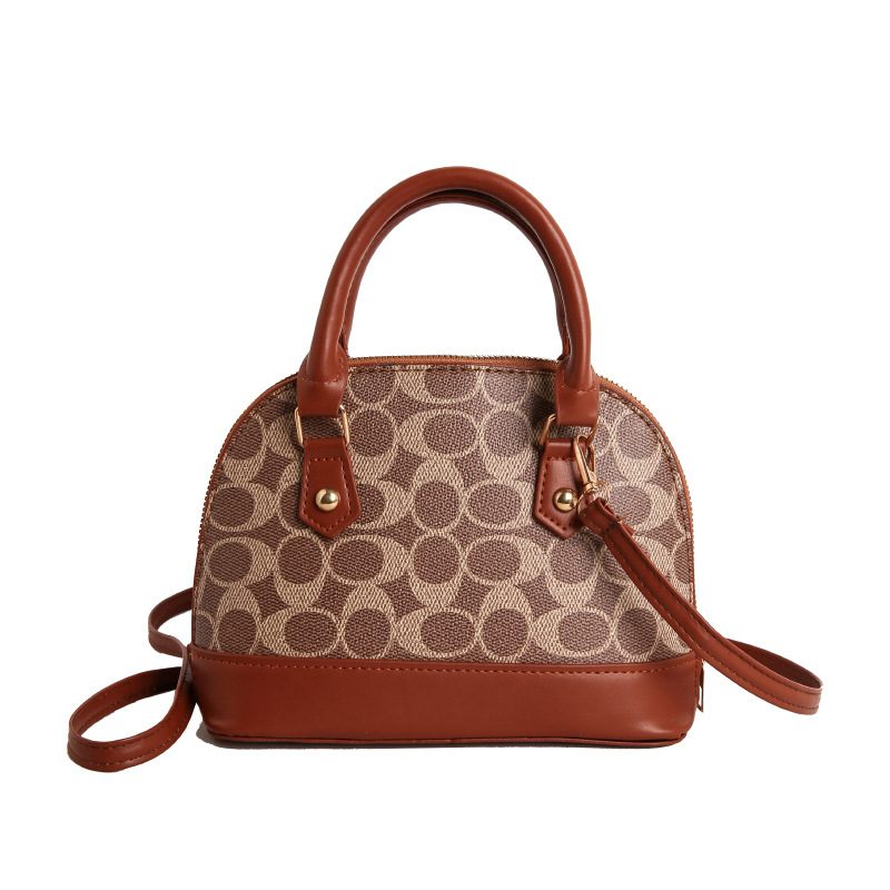 Printed Vintage Shell Crossbody Bag view 5
