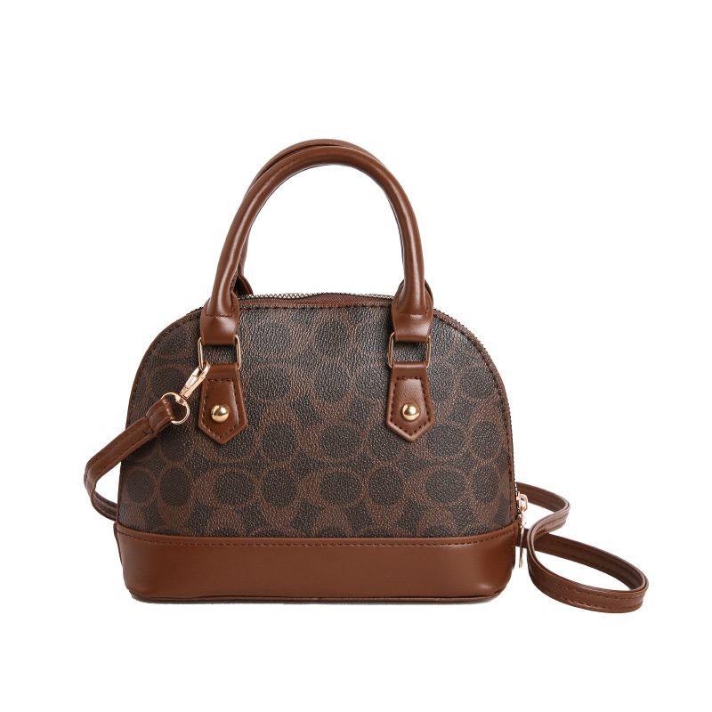 Printed Vintage Shell Crossbody Bag view 9