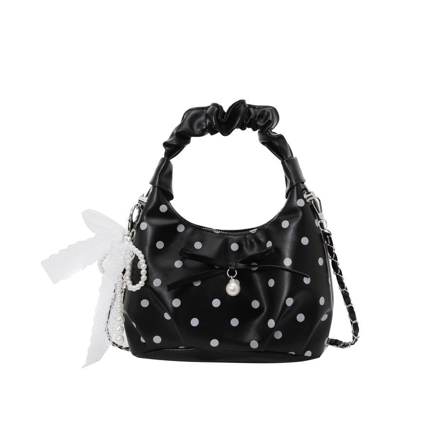 Ruched Chain Crossbody Bag view 5