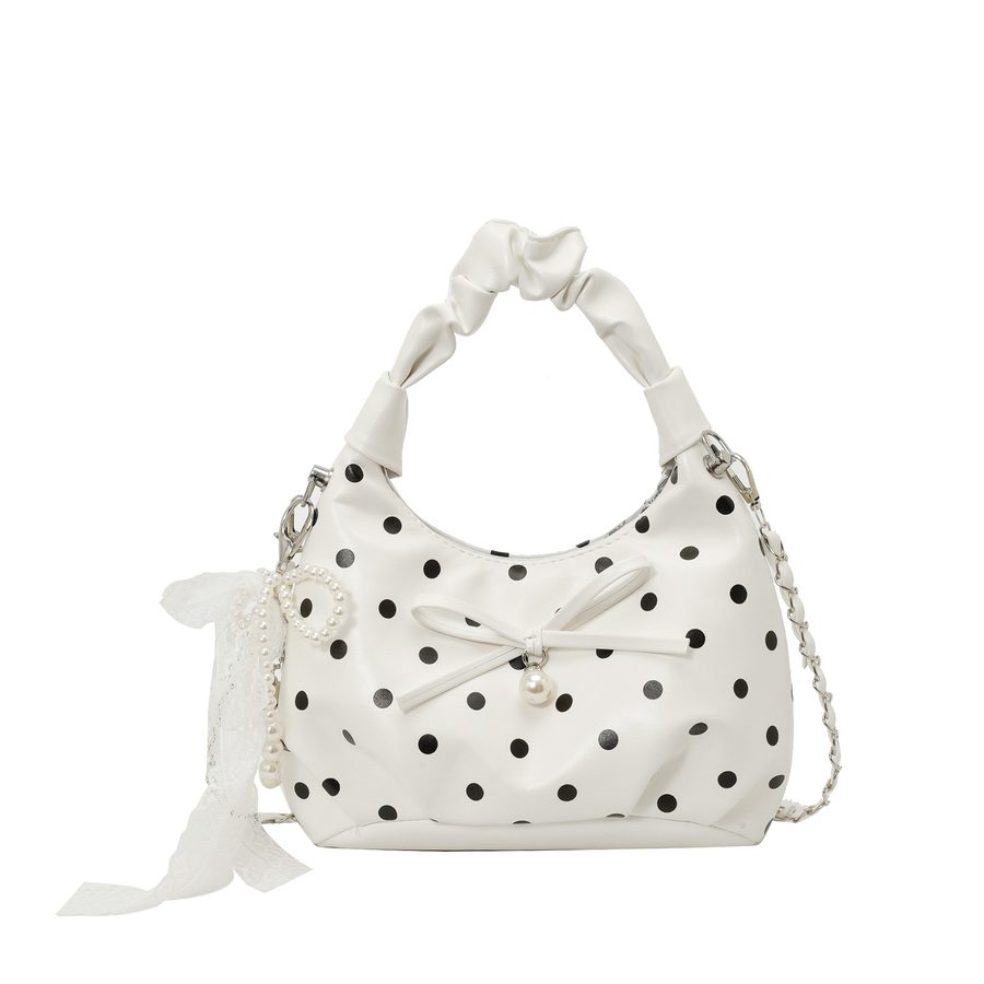 Ruched Chain Crossbody Bag view 6