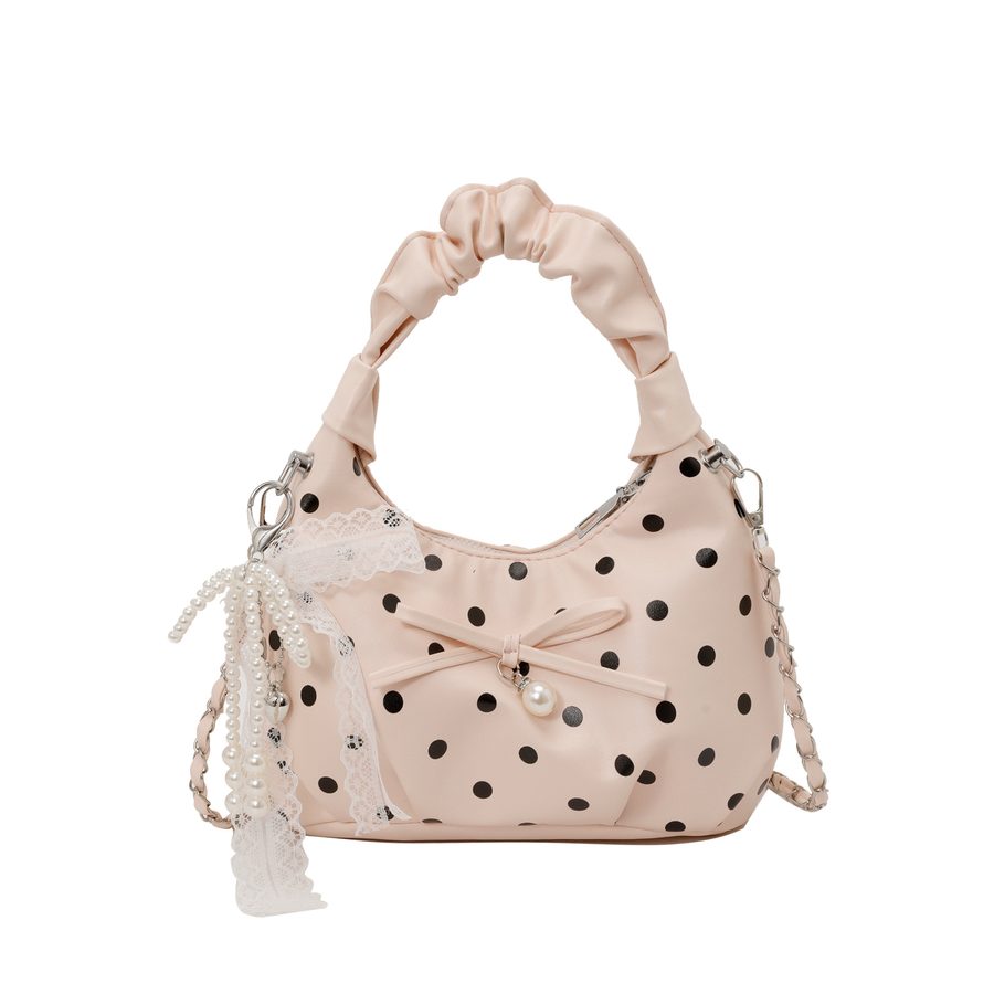 Ruched Chain Crossbody Bag view 7