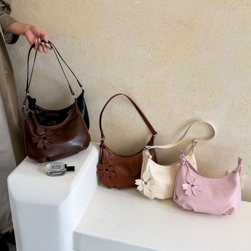Soft Leather Dumpling Crossbody Bag