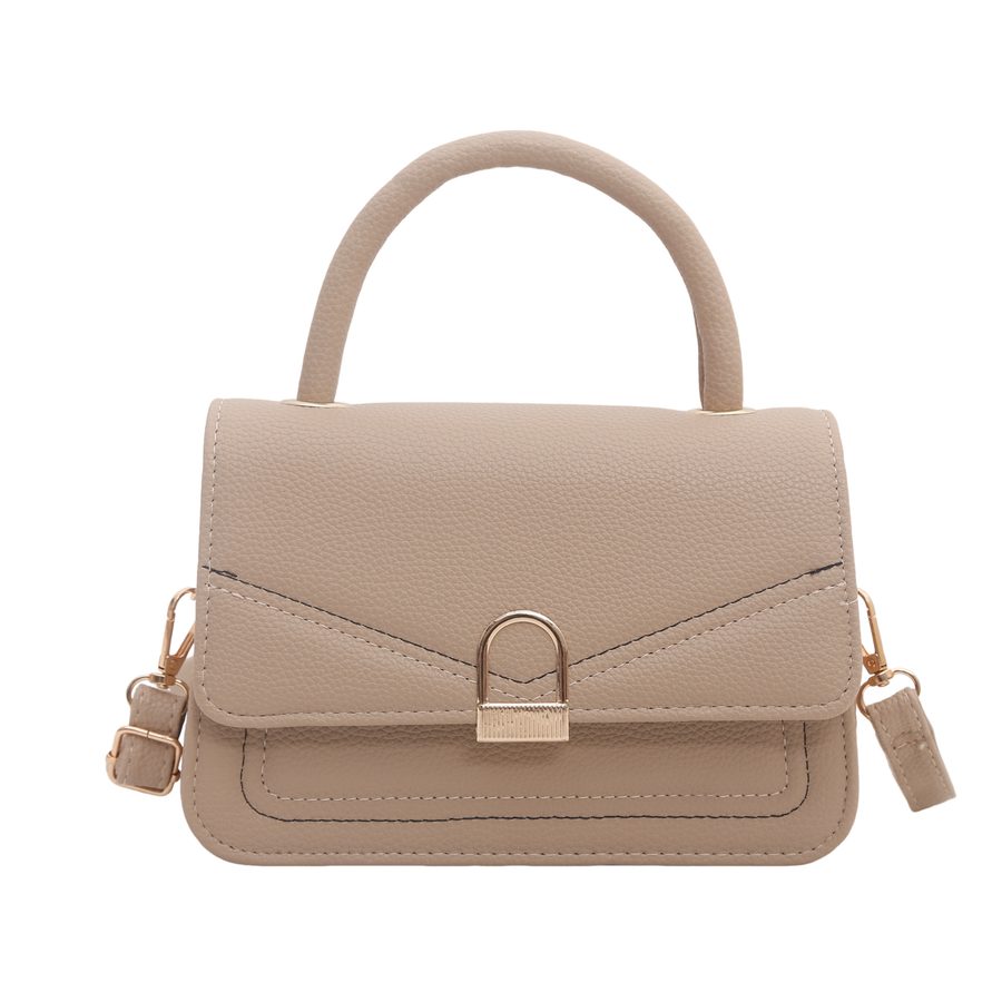 Sac bandoulière carré minimaliste uni view 8