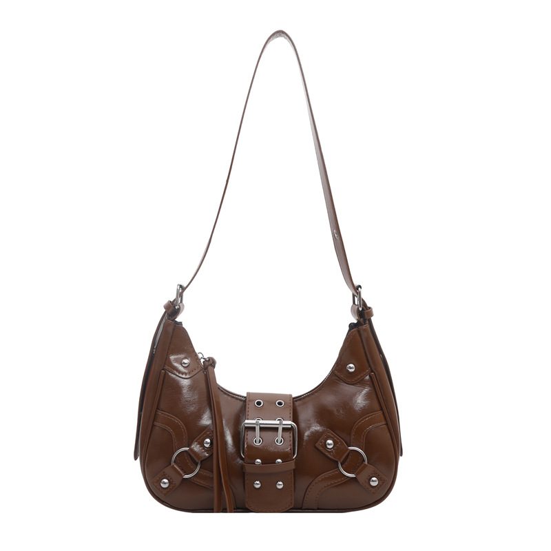 Tas Selempang Bahu Bulan Sabit Retro view 5