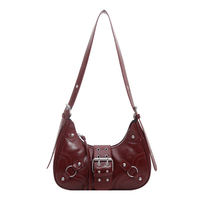 Tas Selempang Bahu Bulan Sabit Retro view 8
