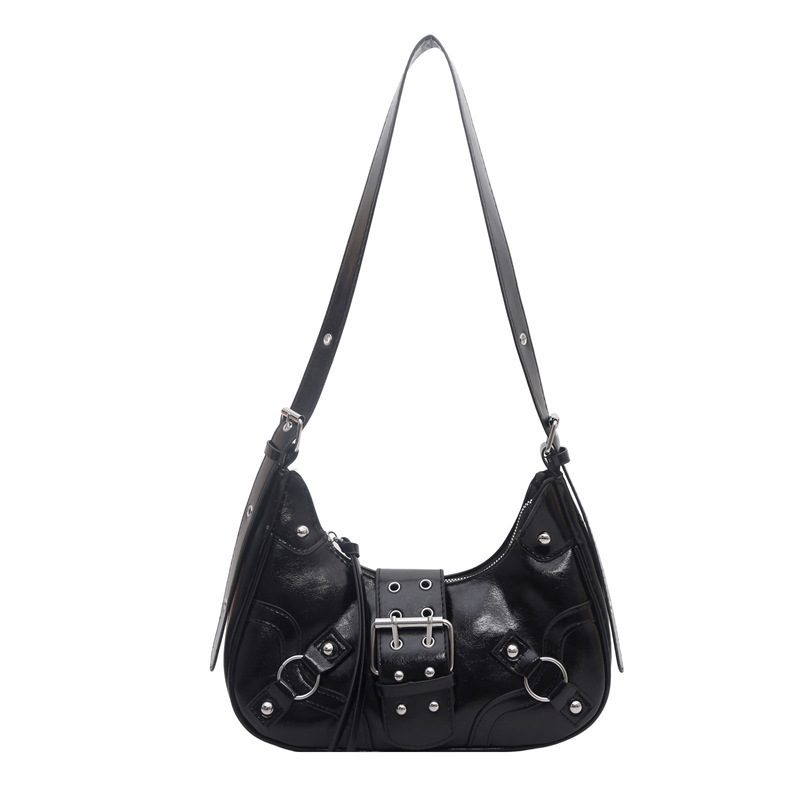 Tas Selempang Bahu Bulan Sabit Retro view 9