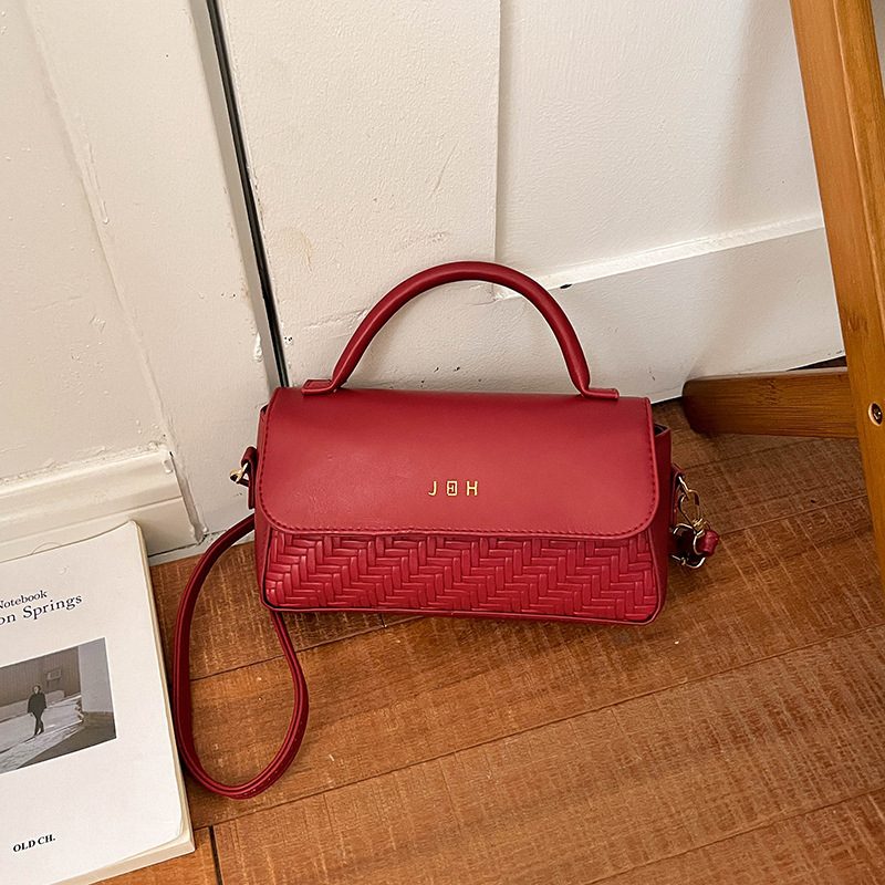 Retro Square Top-Handle Crossbody Bag view 2