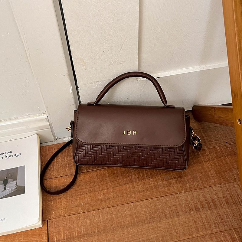 Retro Square Top-Handle Crossbody Bag view 4