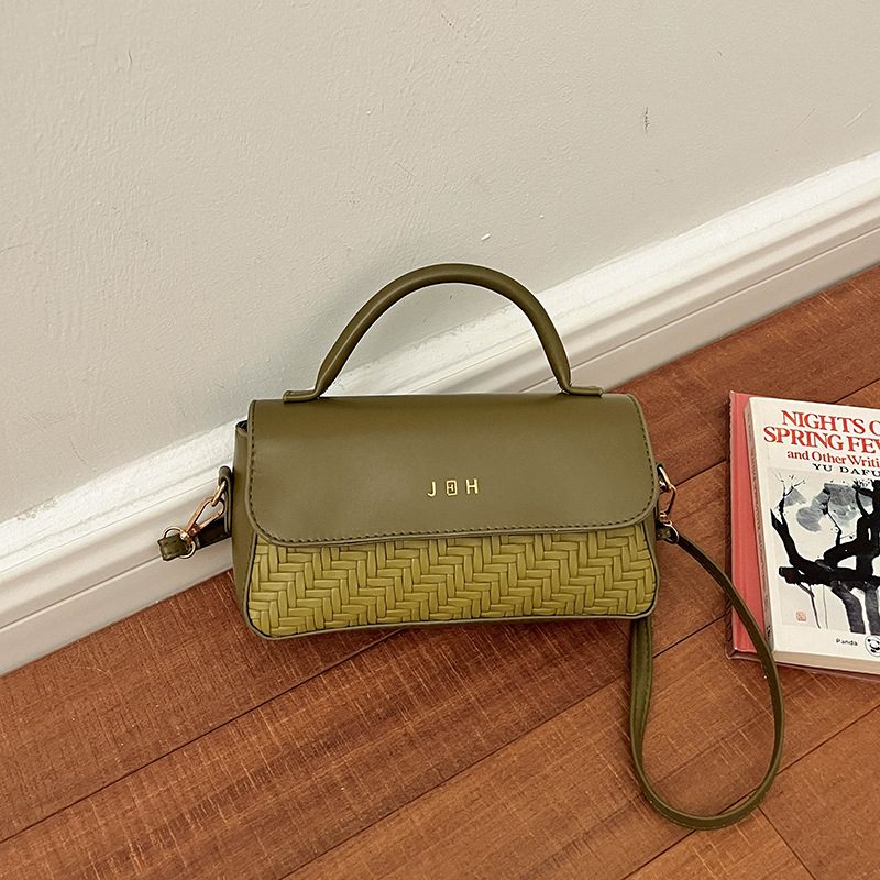Retro Square Top-Handle Crossbody Bag view 7
