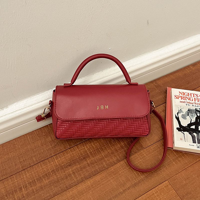 Retro Square Top-Handle Crossbody Bag view 9