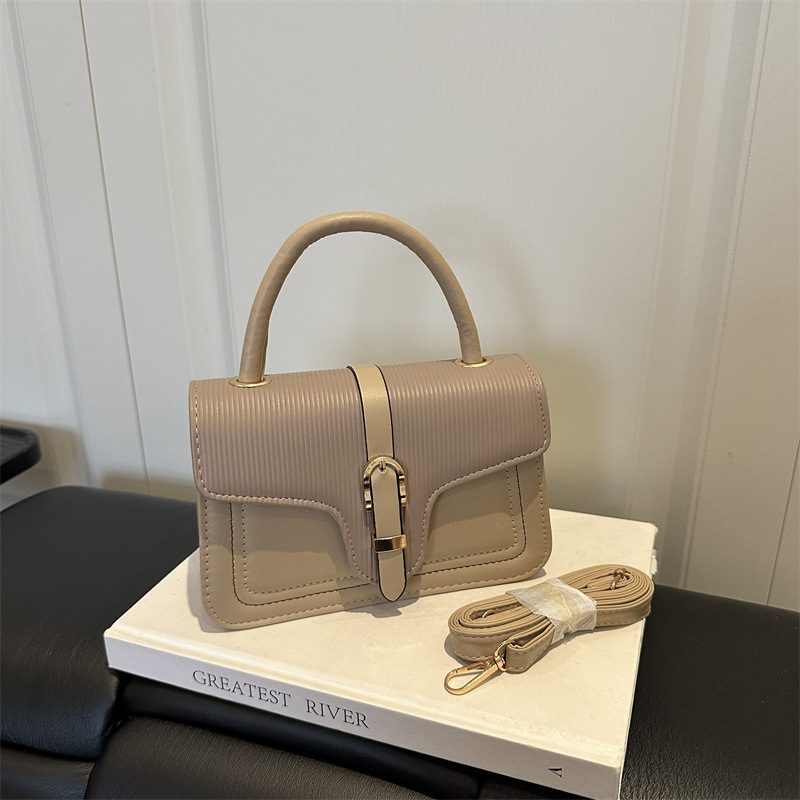 Square Top-Handle Crossbody Shoulder Bag view 4